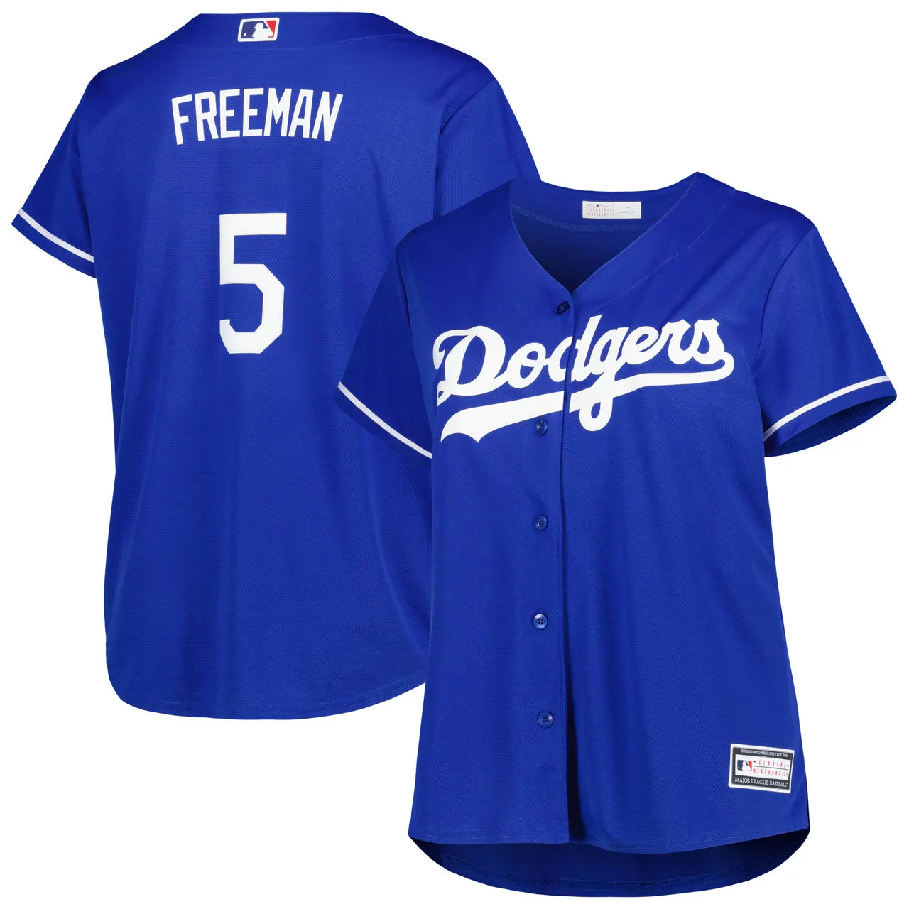 Freeman Dodgers Blue Jersey - Hình 2