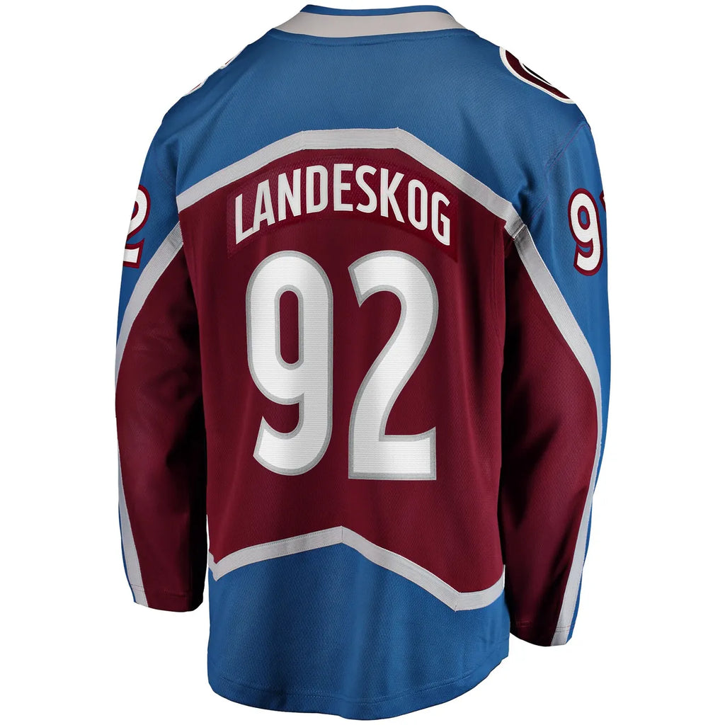fanatics champs Landeskog Avalanche Jersey - Hình 4