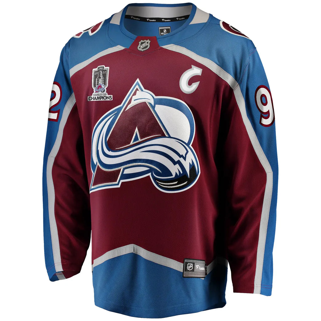 fanatics champs Landeskog Avalanche Jersey - Hình 3