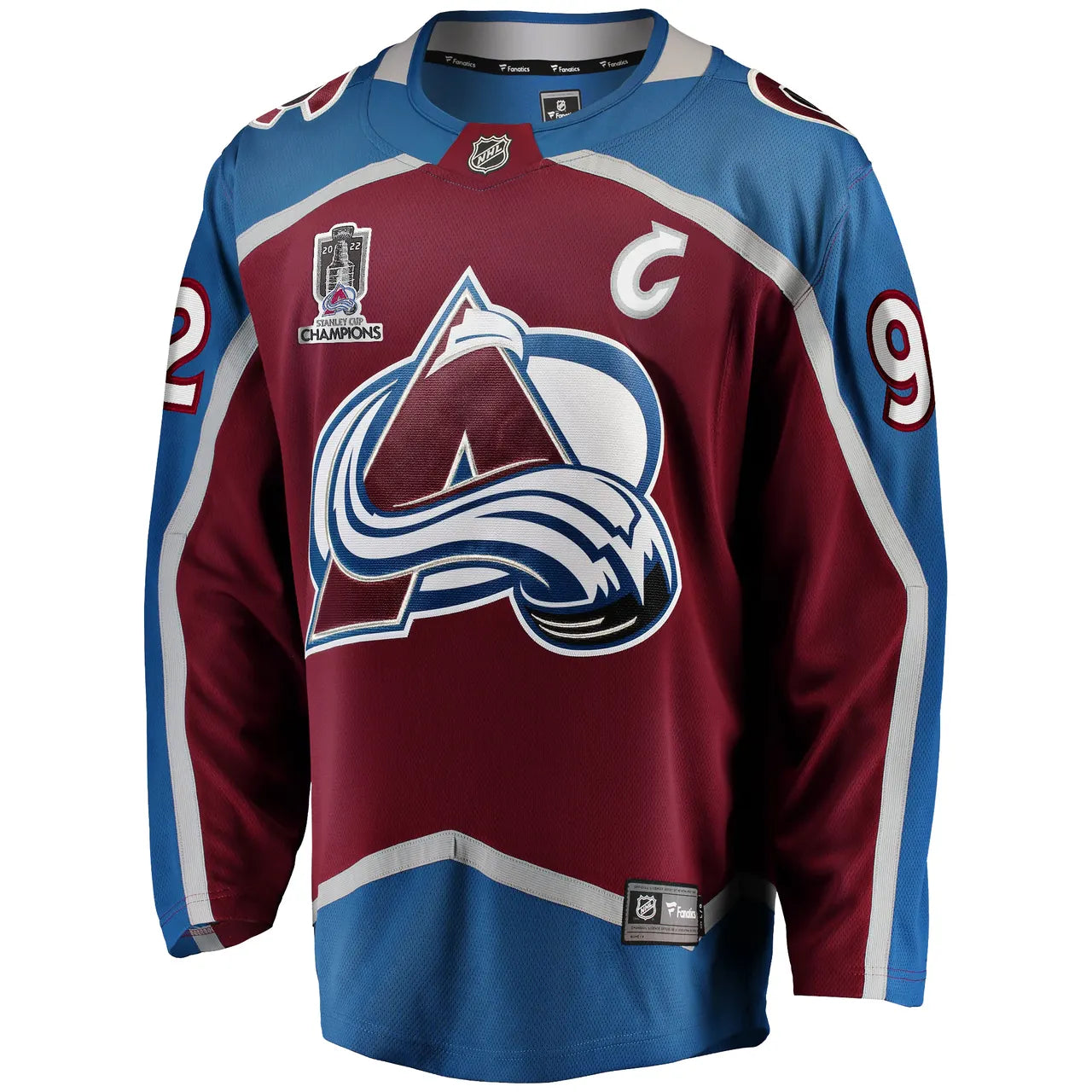 fanatics champs Landeskog Avalanche Jersey - Hình 3