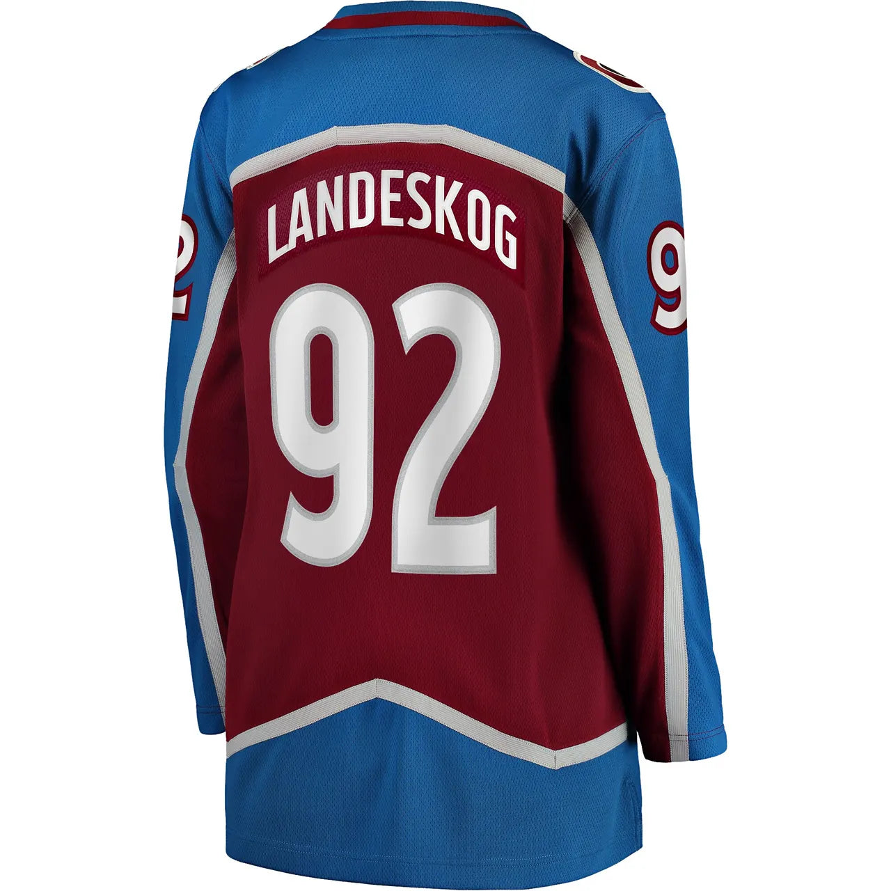 Landeskog Avalanche Jersey fanatics burgundy - Hình 4