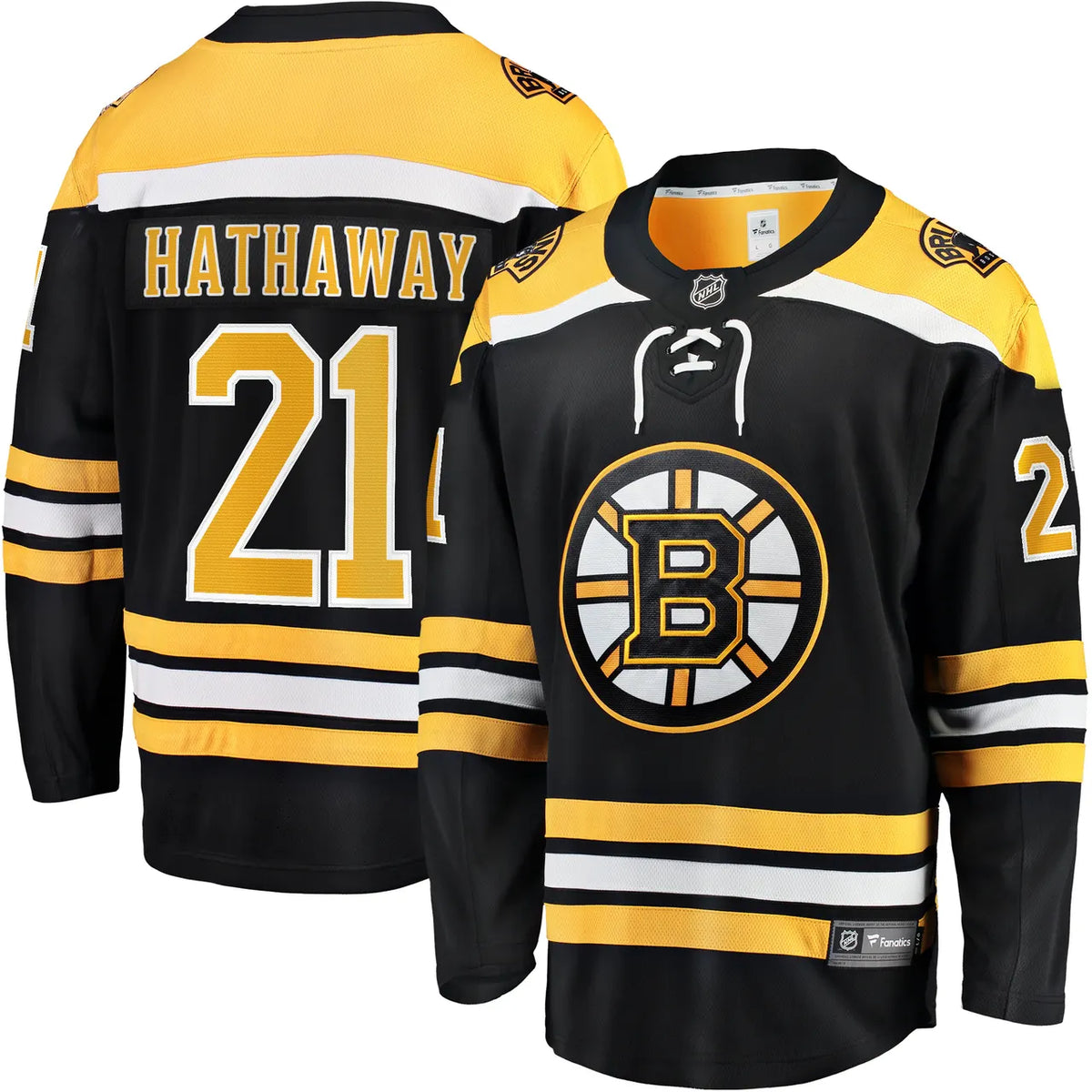 Bruins Hathaway Black Jersey