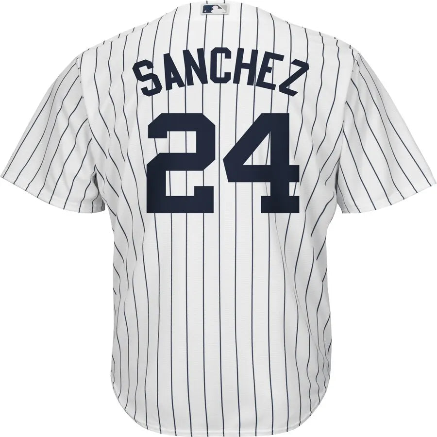 Yankees Sanchez Pinstripe Jersey - Hình 3