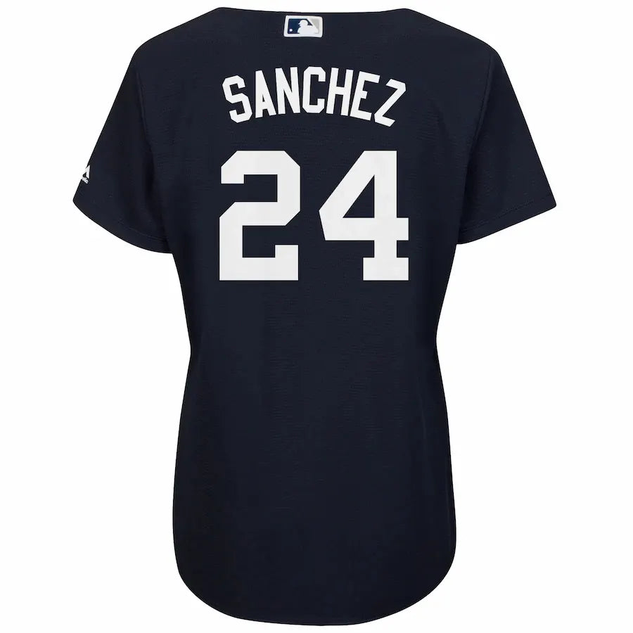 Women's Yankees Sanchez Navy Jersey - Hình 3