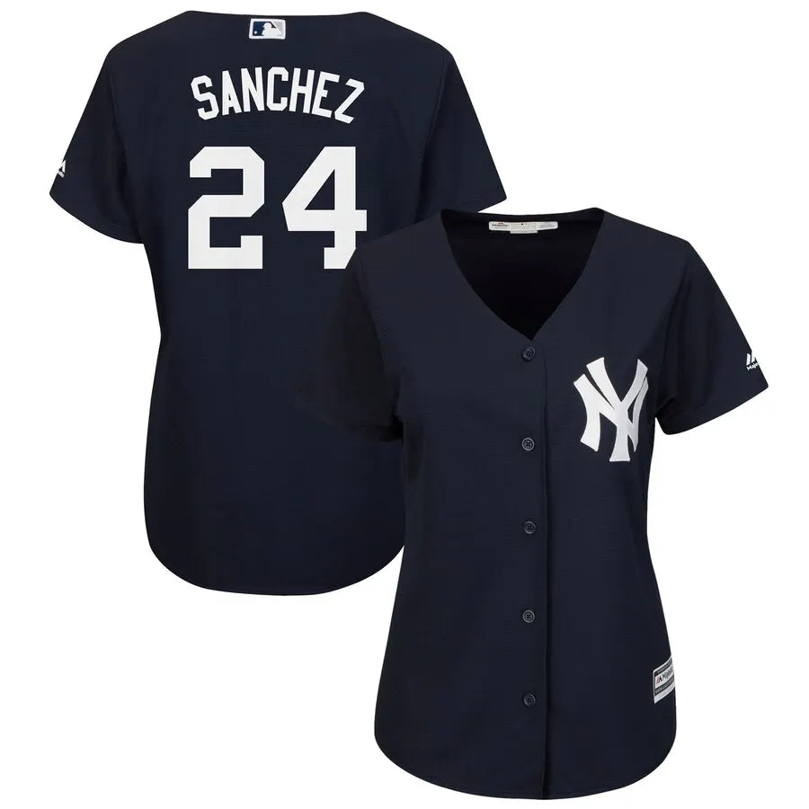 Women's Yankees Sanchez Navy Jersey