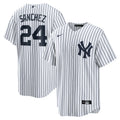 Yankees Sanchez #24 Pinstripe Jersey