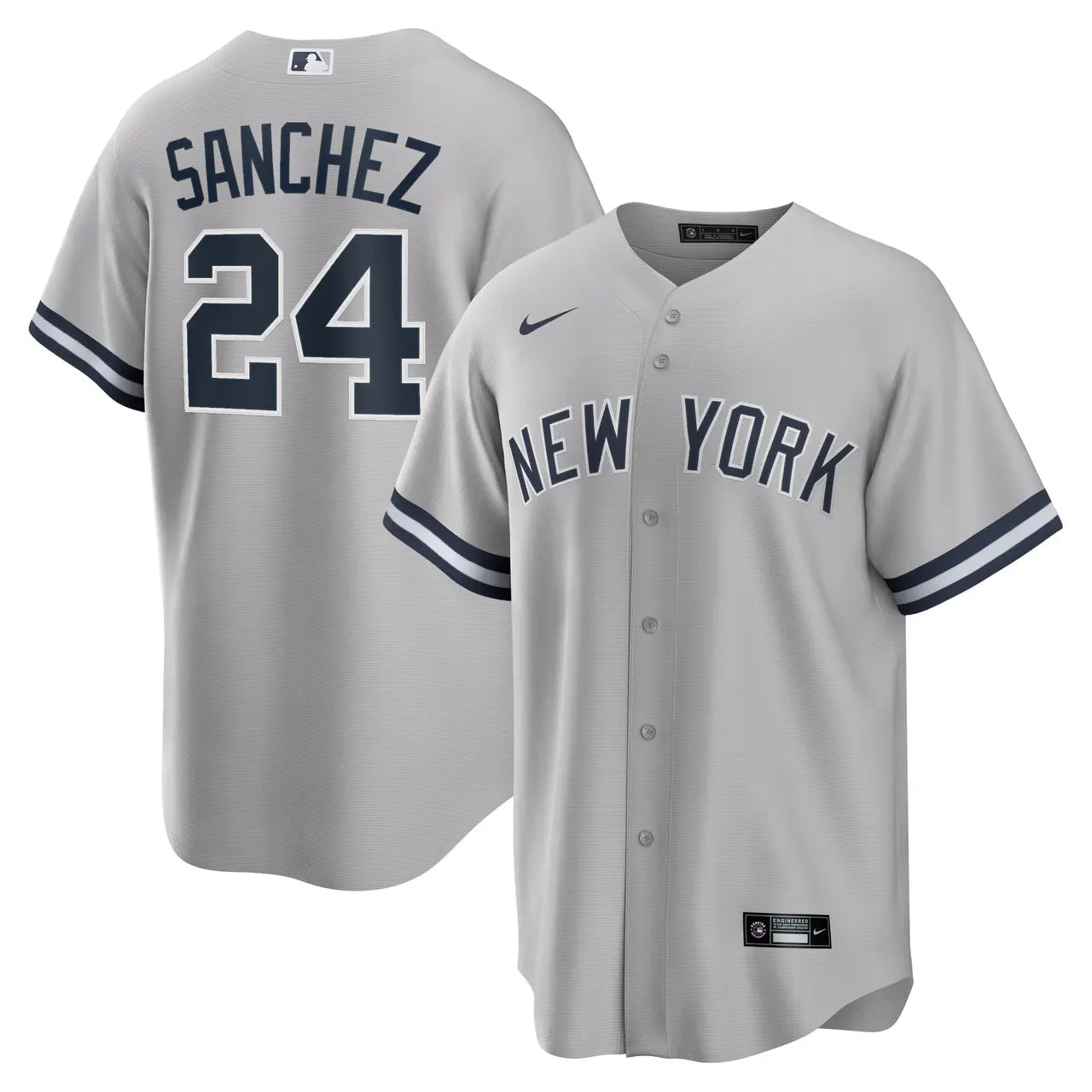 Sanchez Yankees Gray Nike Jersey