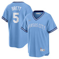 nike Royals Brett Powder Blue Jersey