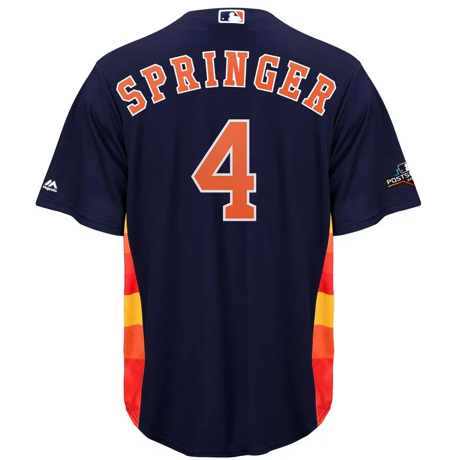 majestic Astros Springer Navy Jersey - Hình 3