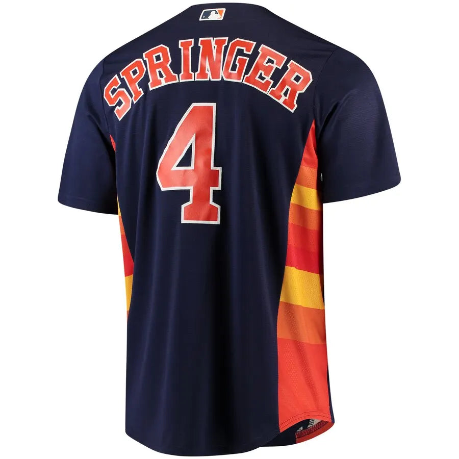 Springer Astros Navy Jersey - Hình 2