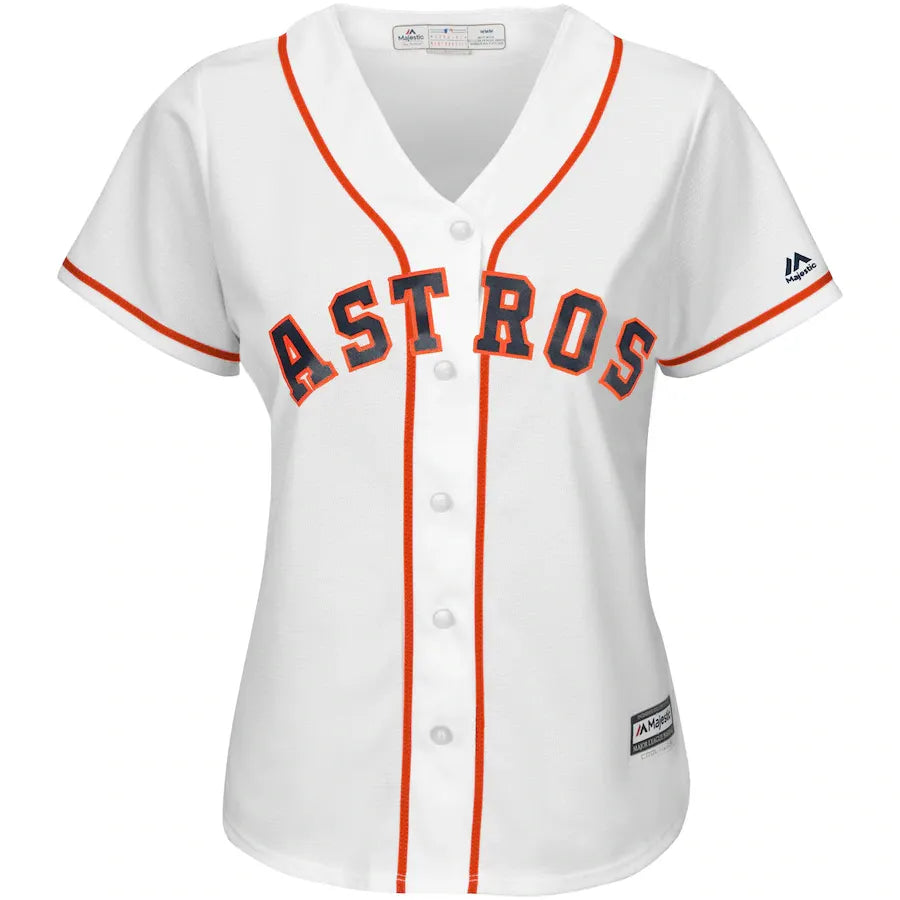 majestic Astros Springer White Jersey