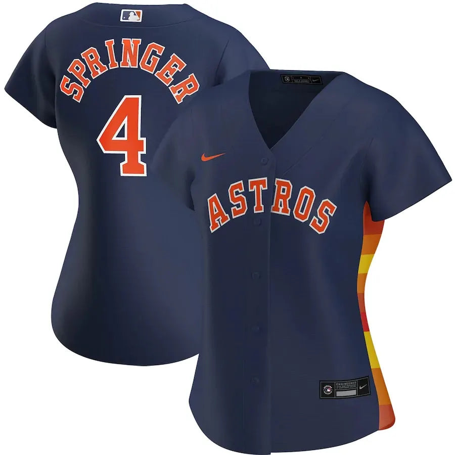 Astros Springer Women's Navy Jersey