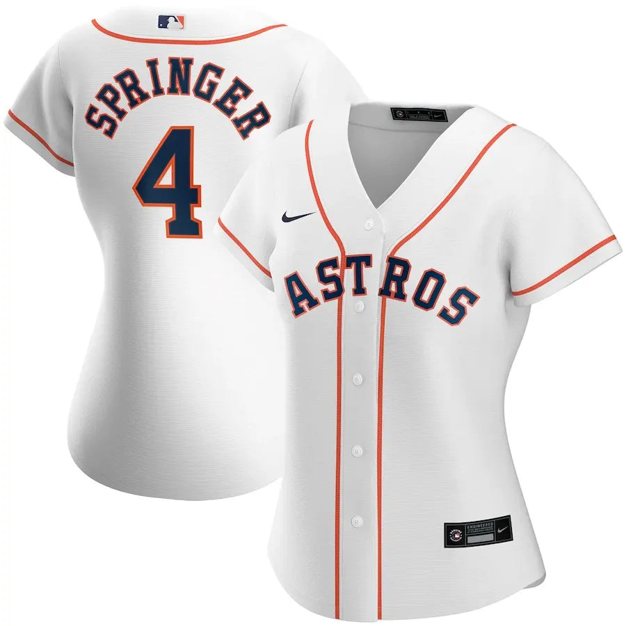 Astros Springer White Jersey