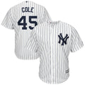 Yankees Cole #45 Pinstripe Jersey