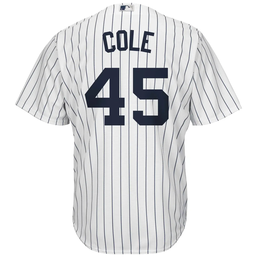 majestic Cole Yankees Pinstripe Jersey - Hình 4