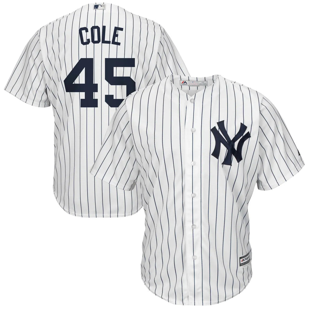 majestic Cole Yankees Pinstripe Jersey - Hình 2