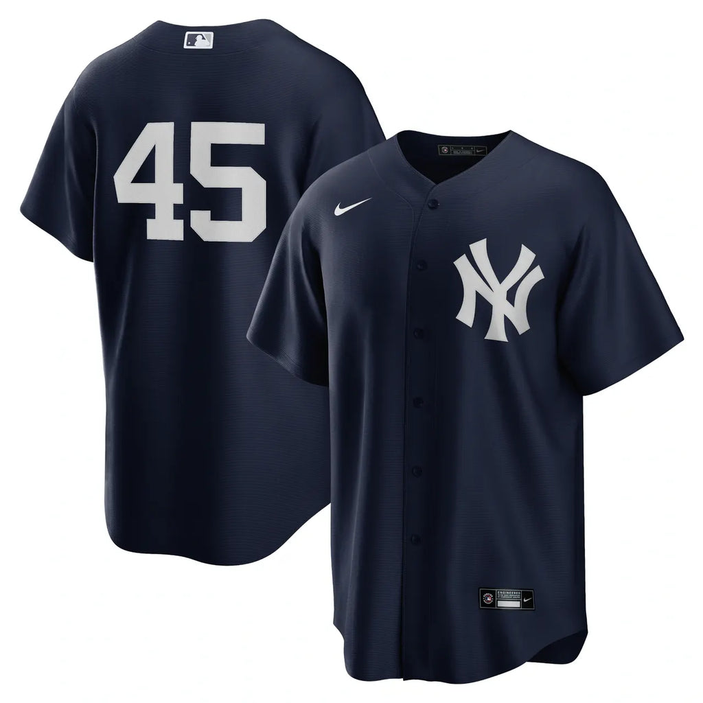 home Nike Yankees Navy Jersey - Hình 2