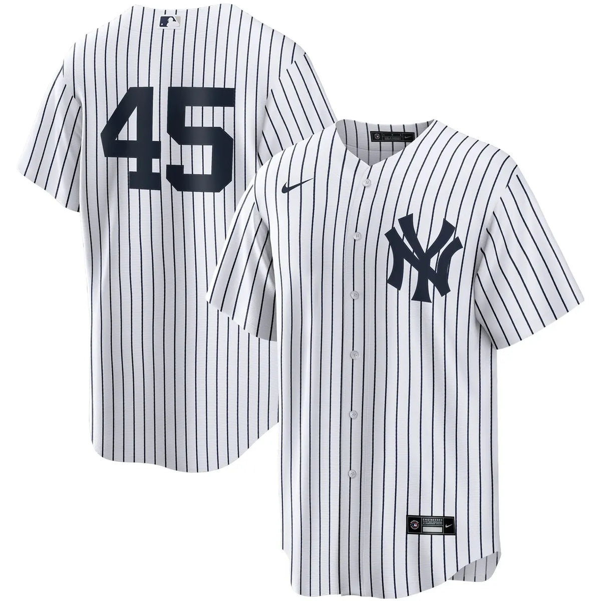 Nike Yankees Pinstripe Jersey navy