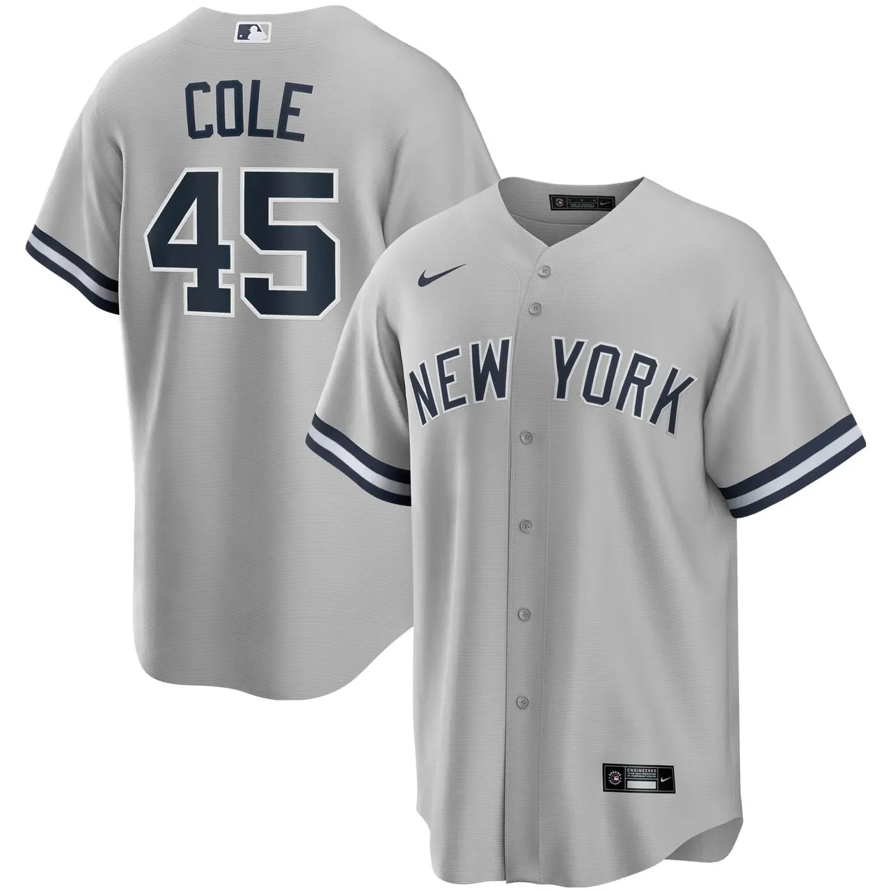 Nike Cole Yankees Gray Jersey
