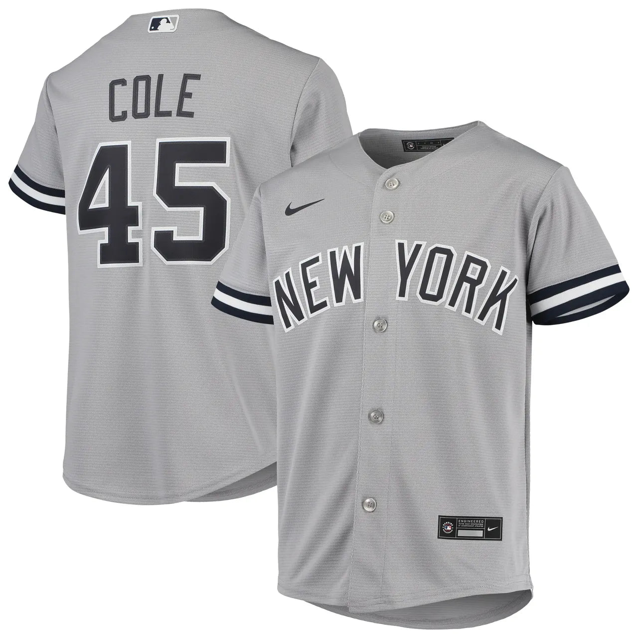 Cole Yankees Gray Jersey