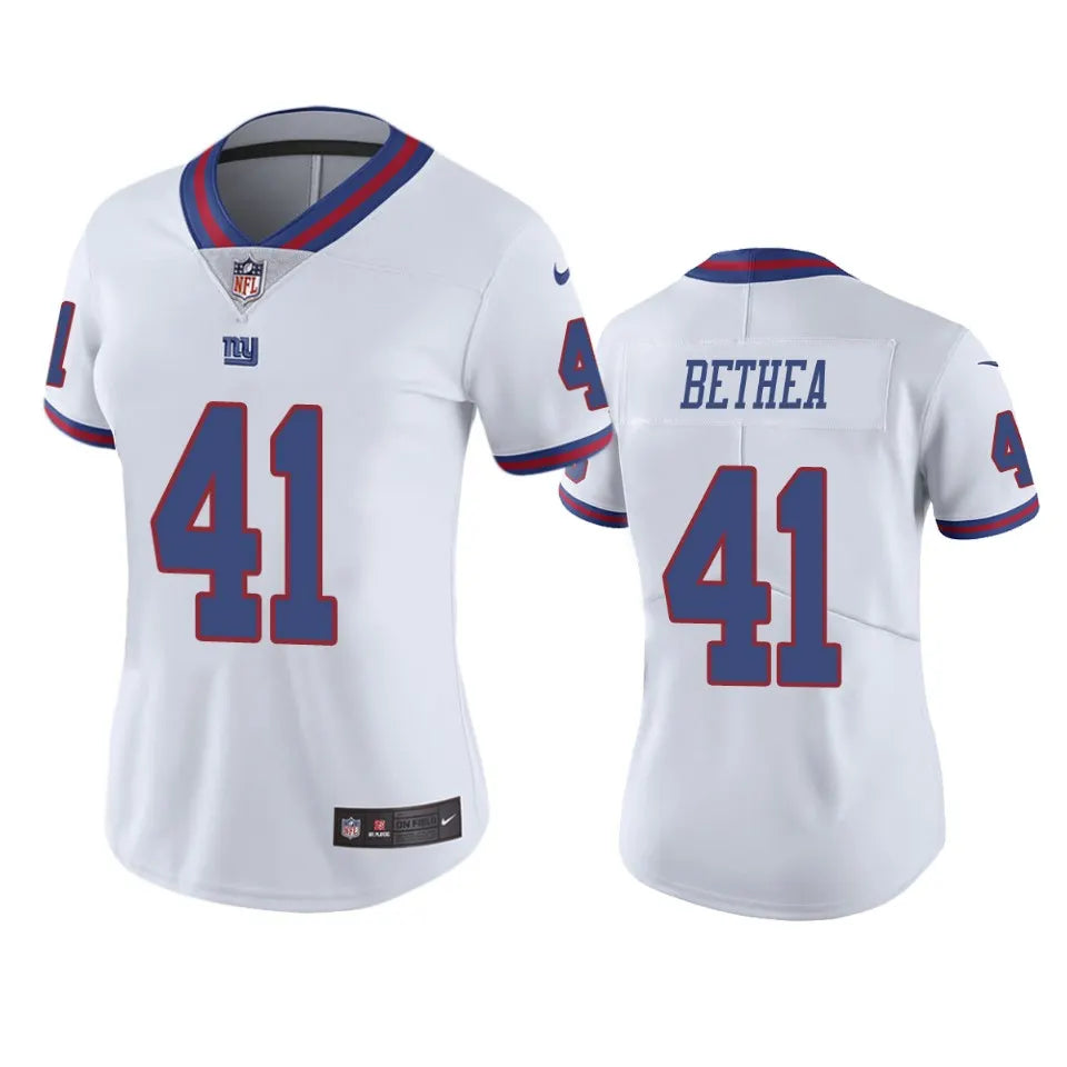 Bethea #41 Giants White Jersey
