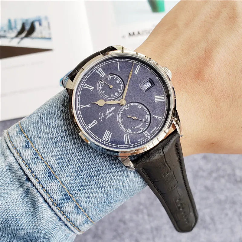 Glashütte Dark Blue Watch