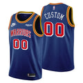 Warriors Royal Blue Custom Jersey