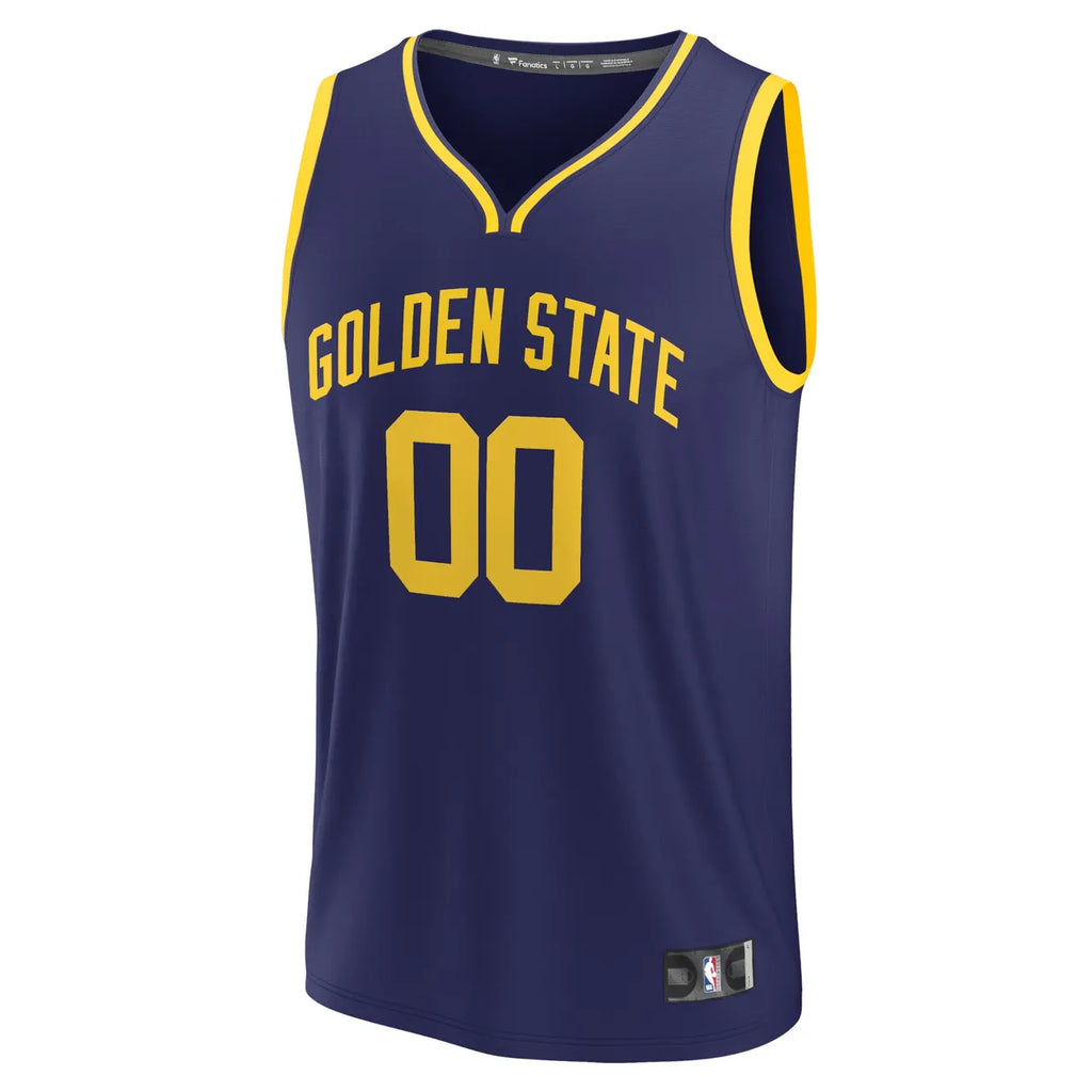 Warriors Custom Navy Jersey - Hình 3