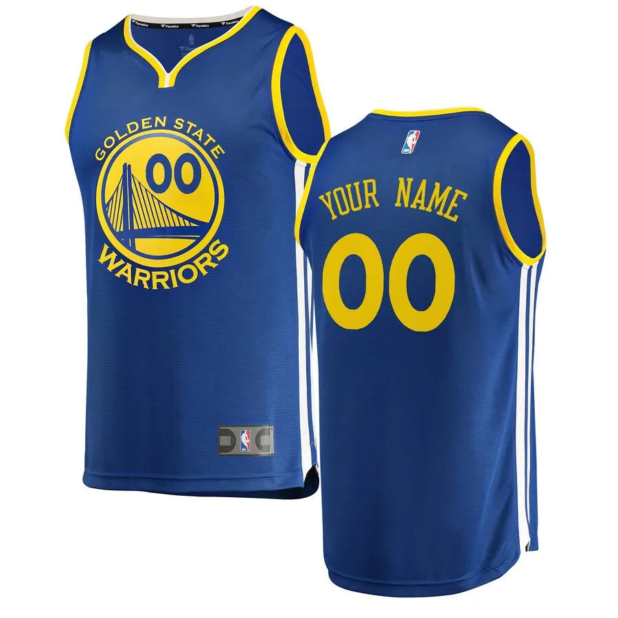Warriors Blue Custom Jersey fanatics