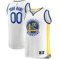 association Fanatics Warriors White Custom Jersey