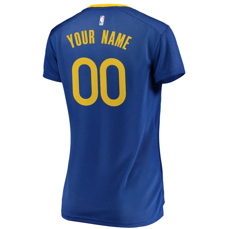 Warriors Blue Custom Jersey fanatics - Hình 3
