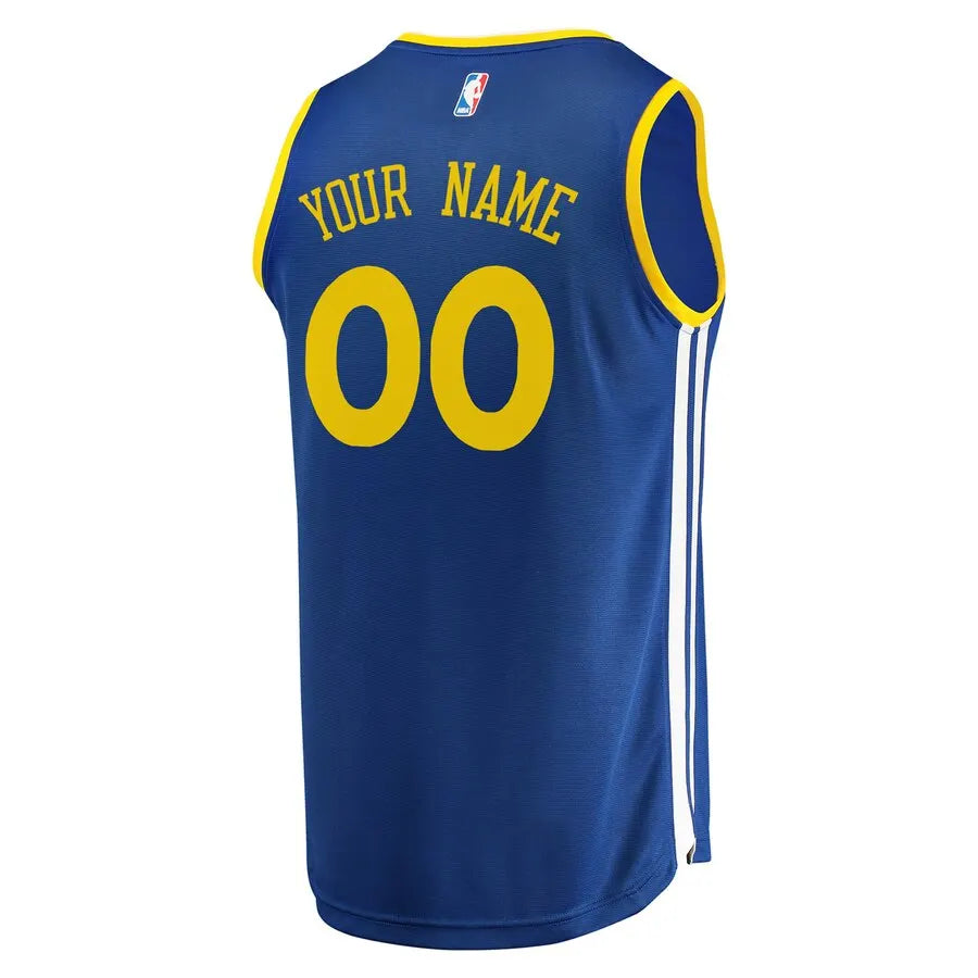 fanatics Warriors Blue Custom Jersey - Hình 3