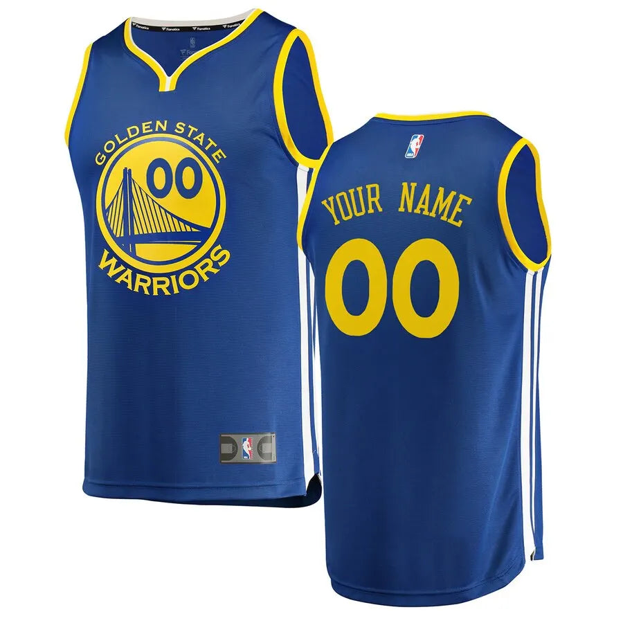 fanatics Warriors Blue Custom Jersey