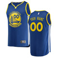 fanatics Warriors Blue Custom Jersey