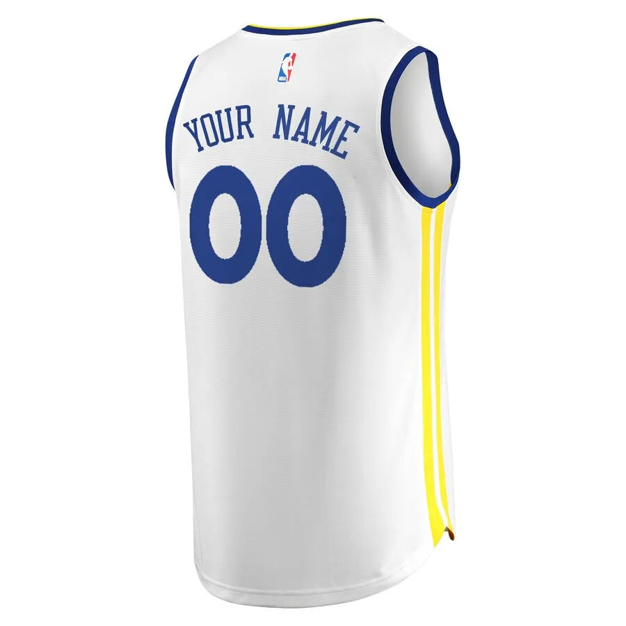fanatics Warriors White Custom Jersey - Hình 3