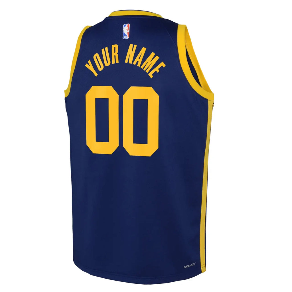 jordan Warriors Navy Custom Jersey - Hình 3