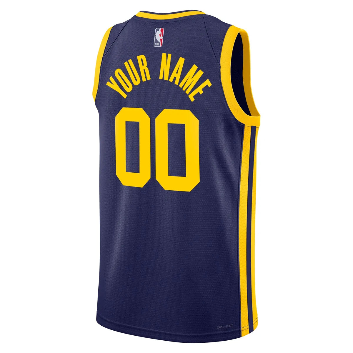 golden Warriors Navy Custom Jersey - Hình 3