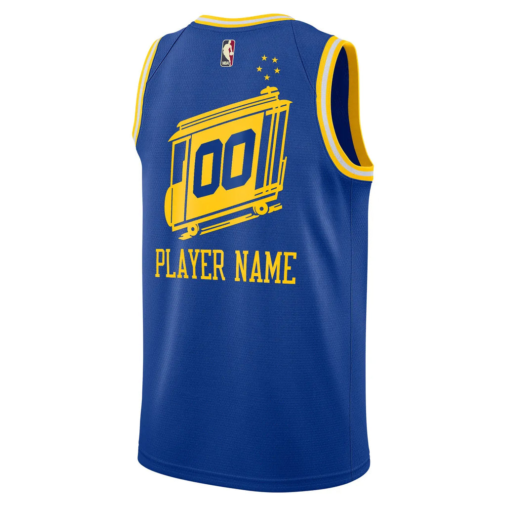 Warriors City Blue Jersey - Hình 4