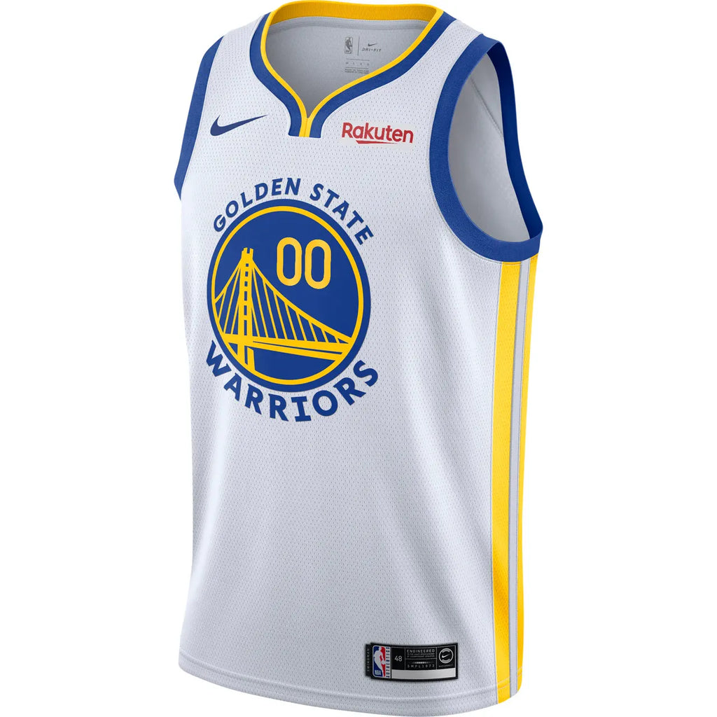 nike association Warriors White Custom Jersey - Hình 3