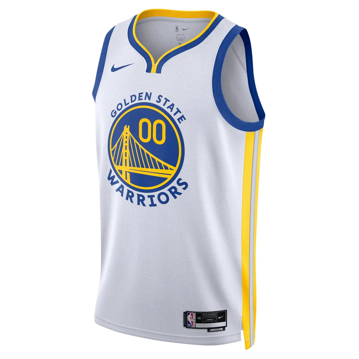 Warriors Nike White Jersey - Hình 2