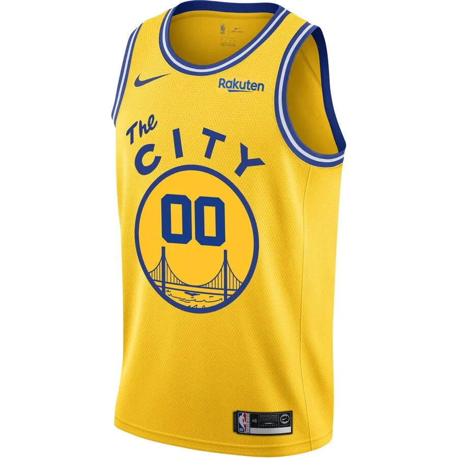 Warriors Yellow City Jersey - Hình 2