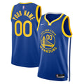 nike Warriors Custom Blue Jersey