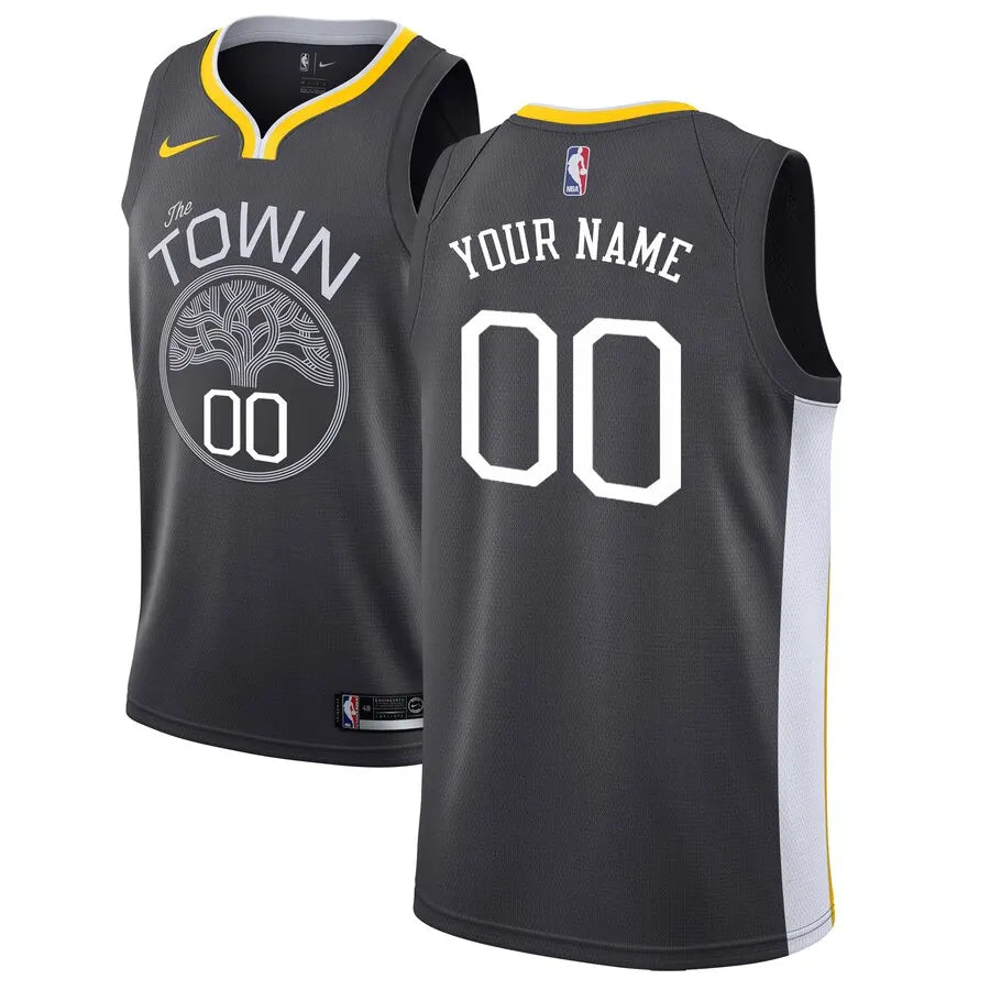 nike Warriors Gray "The Town" Jersey