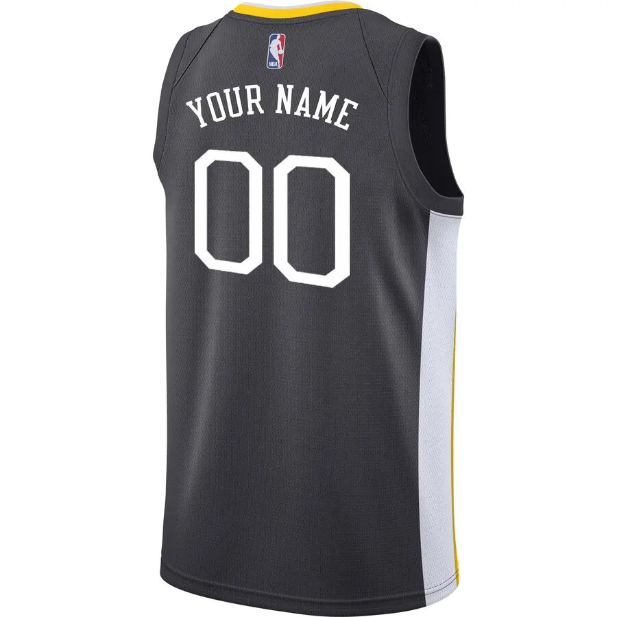 nike Warriors Gray "The Town" Jersey - Hình 3