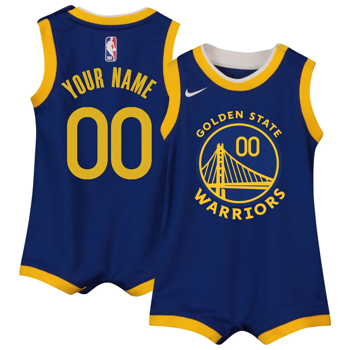 Warriors Kids Bodysuit Personalized