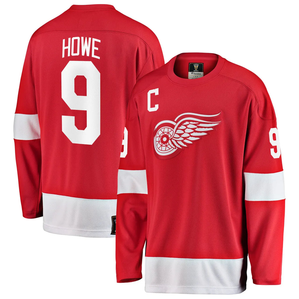 Fanatics Red Wings Howe #9 Jersey