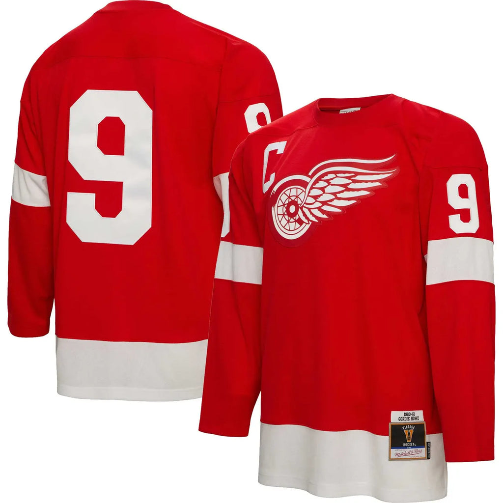 mitchell Gordie Howe Red Wings Jersey - Hình 2