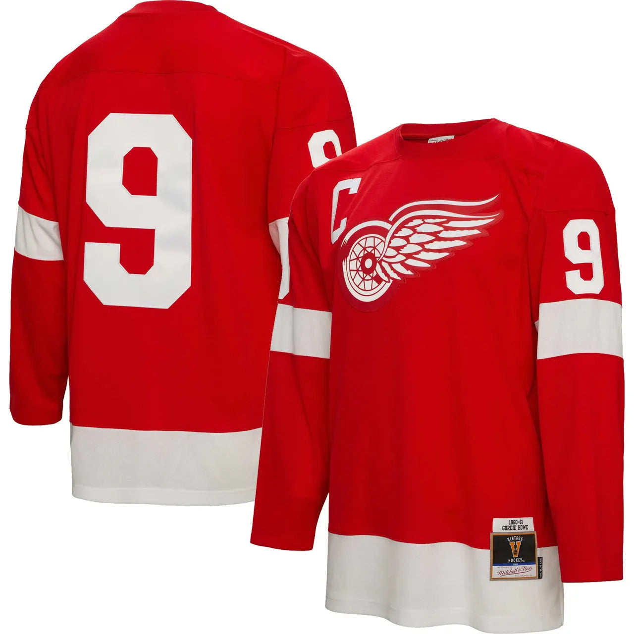 mitchell Gordie Howe Red Wings Jersey - Hình 2