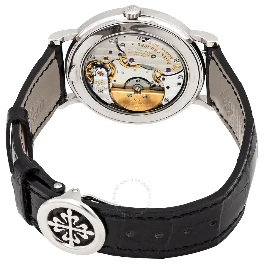 complications Patek Philippe Black Dial Leather - Hình 2