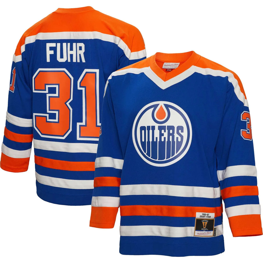 Mitchell & Ness Fuhr Oilers Jersey